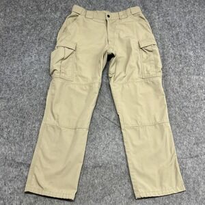 511 Tactical Series Pants Mens L 35.5-39 Khaki Cargo Ripstop TAC-10C Work 34x31